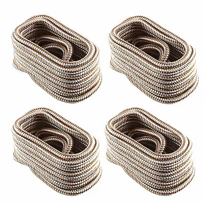 $39.03 • Buy 4 Pack 1/2 Inch 20 FT Double Braid Nylon Dock Line Mooring Rope For Boat Marine