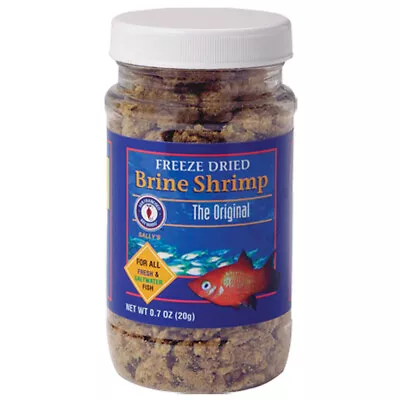 San Francisco Bay Brand Freeze Dried Brine Shrimp 0.7 Oz The Original Fish Food • £15.42