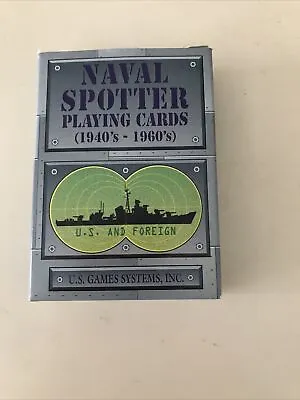 Naval Spotter Playing Cards 1940s - 1960s Deck US & Foreign Ship Identification • $9.95