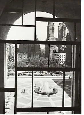 1979 Vintage Print New York Metropolitan Opera Fountain Window View • $24.88