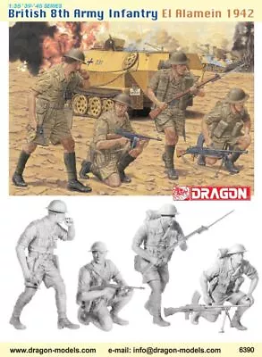 £16.49 • Buy Dragon Ww2 1/35 British 8th Army Infantry El Alamein