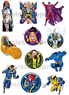 X Men Stickers Magneto Professor X Wolverine Marvel • £3.55