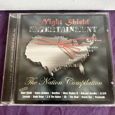 Nation Compilation Night Shield Rare Seattle Rap CD 2001 G-Funk Silver Shadow D • $47.50