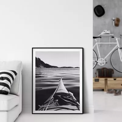 Black And White Vancouver Island Poster Premium Quality Choose Your Size • $14.73