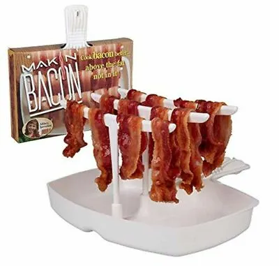 1996 Vintage Mak'n Bacon Cook Bacon In Microwave As Seen On TV - NEW • $15.15