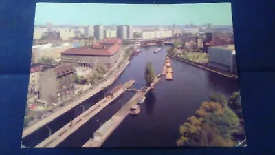 £0.87 • Buy Beautiful Older Post Office Berlin East Mill Dam Lock Spree Fishing Island Ung. 1981 B32