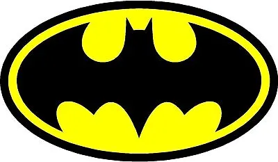 2x BATMAN LOGO DECAL STICKER 5.6  Laptop Comic Dark Knight Colored BUY2GET1FREE • $3.95