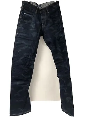 Jeans Salsa Man Ref.113852 Camouflage Blue W29 L32 37fr • £44.09