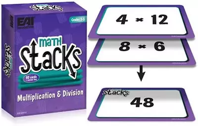 Math Stacks Multiplication & Division Game: Grades 3-5 • $19.94