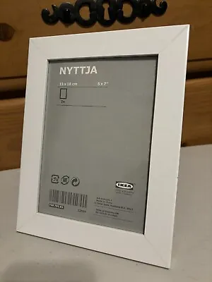 1 Ikea Nyttja Photo Frame White 13 X 18 Cm 5 X 7  • £18.96