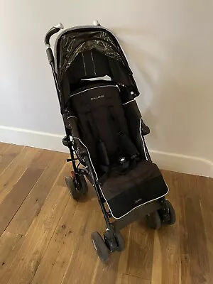 £30 • Buy Maclaren Techno XT Single Seat Black Stroller With Rain Cover