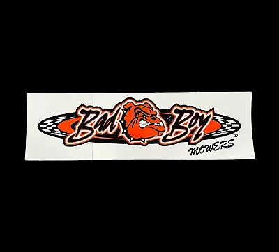 10” Large OEM New Bad Boy Mowers  Mow With An Attitude  Sticker Decal￼ • $10