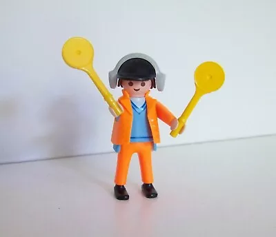 PLAYMOBIL (C201) AIRPORT - Men's Runway Agent With Accessories 3185 3187 • £5.92