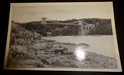 Menai Bridge North Wales Vintage Postcard - Jarrold • £3.99