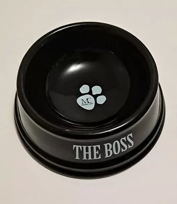 Small Black Pet Bowl By Mason Cash  The Boss  Fine Stoneware Dog Cat • $19.99