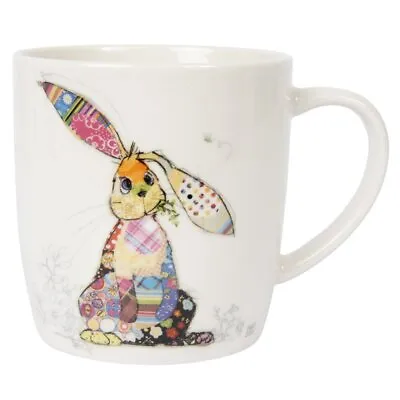 Fine China Mug Binky Bunny Coffee Cup Animal Rabbit Drawing Design Collectible • £9.25