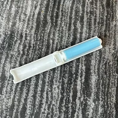 Mini Travel Lint Roller Reusable Blue White Foldable Pet Hair Remover Sticky New • $6.99