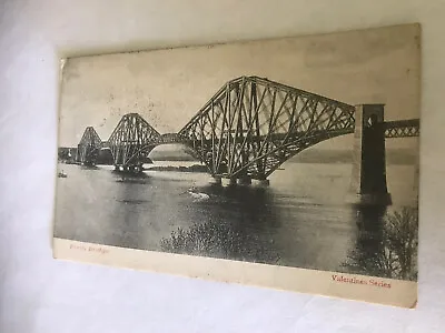 Forth Bridge.  Edinburgh.   Scotland.  1905 Posted Postcard • £1.05