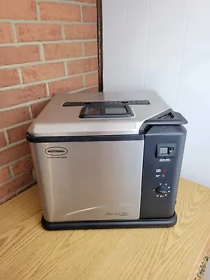 Butterball Electric Turkey Fryer Masterbuilt Professional Series Silver • $99.99