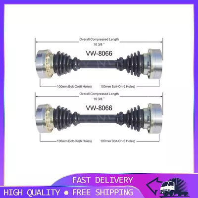 For Volkswagen Thing 73-74 2 Rear CV Axle Assemblies Set W/ IRS  PG • $144.63