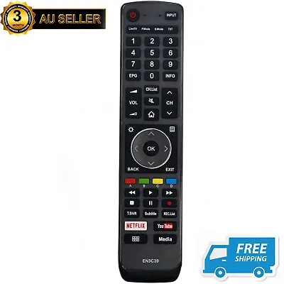 New EN3C39 Remote For HISENSE TV 65P8 65P9 75N7 75N9 75P9 75P7 55PX 75R7 65N9 • $13.26