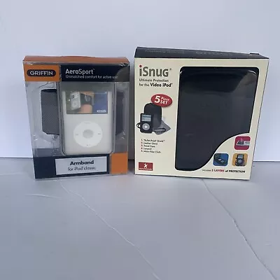 Bundle ISnug IPod Video Case & Griffin Aerosport Ipod Armband NEW • $3.99