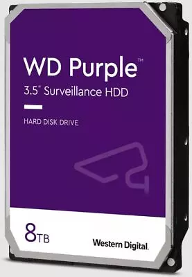 Western Digital WD Purple 8TB 3.5' Surveillance HDD 256MB Cache SATA  3-Year Lim • $481.30