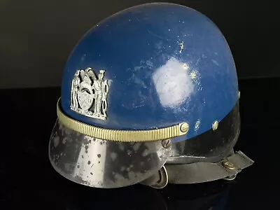 VINTAGE NYPD HIGHWAY PATROL MOTORCYCLE HELMET 1960’s Obsolete • $9.99