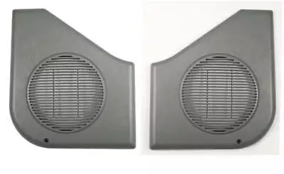 1987-1993 Ford Mustang Door Panel Speaker Grills Covers Smoke Gray LH RH Pair • $38.53