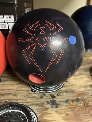 Used Hammer Black Widow 2.0 Bowling Ball 15lbs • $50