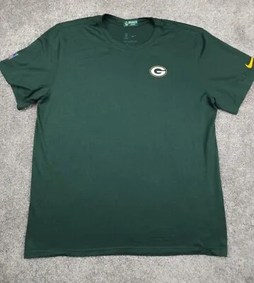 Green Bay Packers Nike Team Issued Shirt Mens XL Chad Brinker Titans President  • $29.95