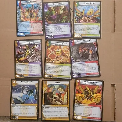 Kaijudo Card Lot NM 9x Cards All Sent In Pictures Free Fast Shipping • $5.95