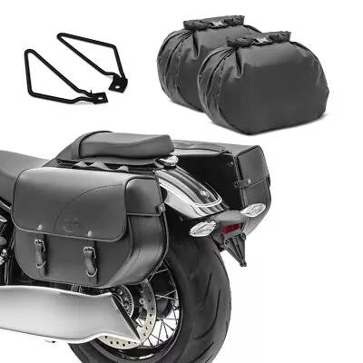 Saddlebags KT + Supports For Kawasaki VN 900 Classic/ Custom • $334.99