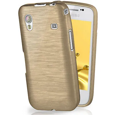 Case For Samsung Galaxy Ace Cover Silicone Protective Mobile Phone TPU Brushed • £9.84