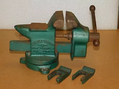 Vintage 4  Littlestown Bench Vise #140 Anval Swivel Pipe Jaws • $39.69