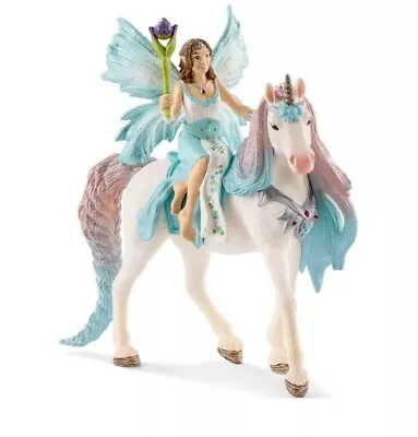 Schleich Bayala Fairy Eyela With Princess Unicorn Toy Figure • £16.50