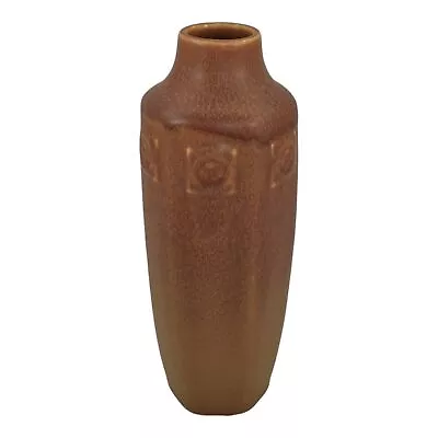 Rookwood 1911 Vintage Arts And Crafts Pottery Matte Brown Ceramic Vase 1812 • $345