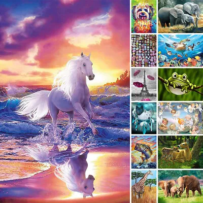 $18.49 • Buy Full Drill 5D Diamond Painting Embroidery Picture Art Cross Stitch DIY Kit Gift