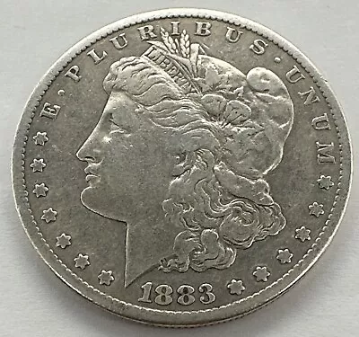 1883-CC Morgan One Dollar Silver Coin $1 RARE!! (SG968) • $1.25