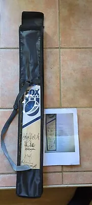 $199 • Buy Cricket Bat Signed By Cummings, Gilchrist, Waugh, O'Keefe And More!