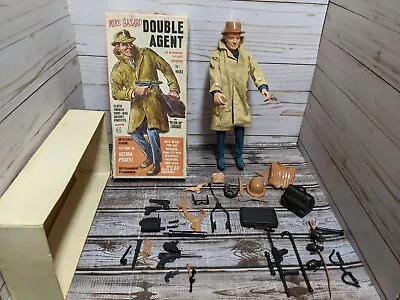 Vintage Marx Double Agent Mike Hazard Figure & Accessories Toy • $139.99