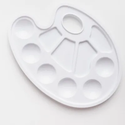 Artist Paint Mixing Palette Plastic Art White Childrens Craft Art • £2.49