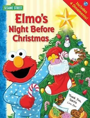 Sesame Street Elmo's Night Before Chri- Board Book 9780794407896 Karen McMahon • $4.03