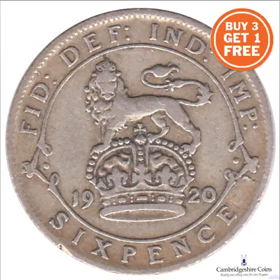 £2.99 • Buy 1920 - 1936 British Lucky Silver Sixpence George V Wedding Gift Favour