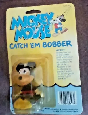 NEW 1997 Disney MICKEY MOUSE -  ZEBCO Catch 'Em FISHING BOBBER - Great Gift! • $24.88