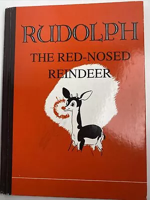 Vintage 1967 Montgomery Ward Rudolph The Red-Nosed Reindeer Children's Book HC • $15.99