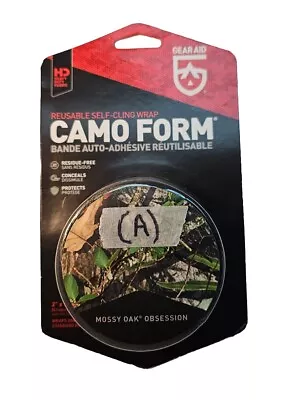 Gear Aid Camo Form Reusable Self-Cling Wrap Conceals Mossy Oak Obsession(A) • $17.95