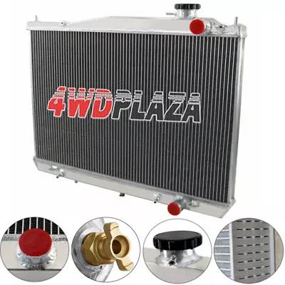 Aluminum Radiator Fit Nissan 01-2006 Navara D22 3.0L 4cyl ZD30 Turbo Diesel AT • $199