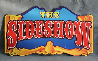 Large Vintage The Sideshow Arcade Circus Fairground Marquee Wall Sign Original • $62.24