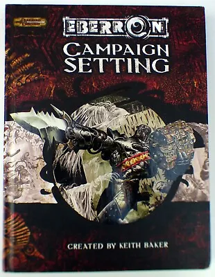 AD&D 3.5 Ed. Eberron: Campaign Setting. Hard Back With Map. WotC 86400. EX • $75.78